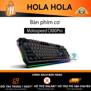 Bàn phím cơ Motospeed CK80 Pro Phantom
