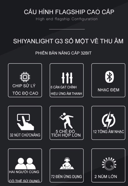 SOUND CARD BLUETOOTH G3 AUTOTUNE ÂM THANH ĐẲNG CẤP HOÀN HẢO