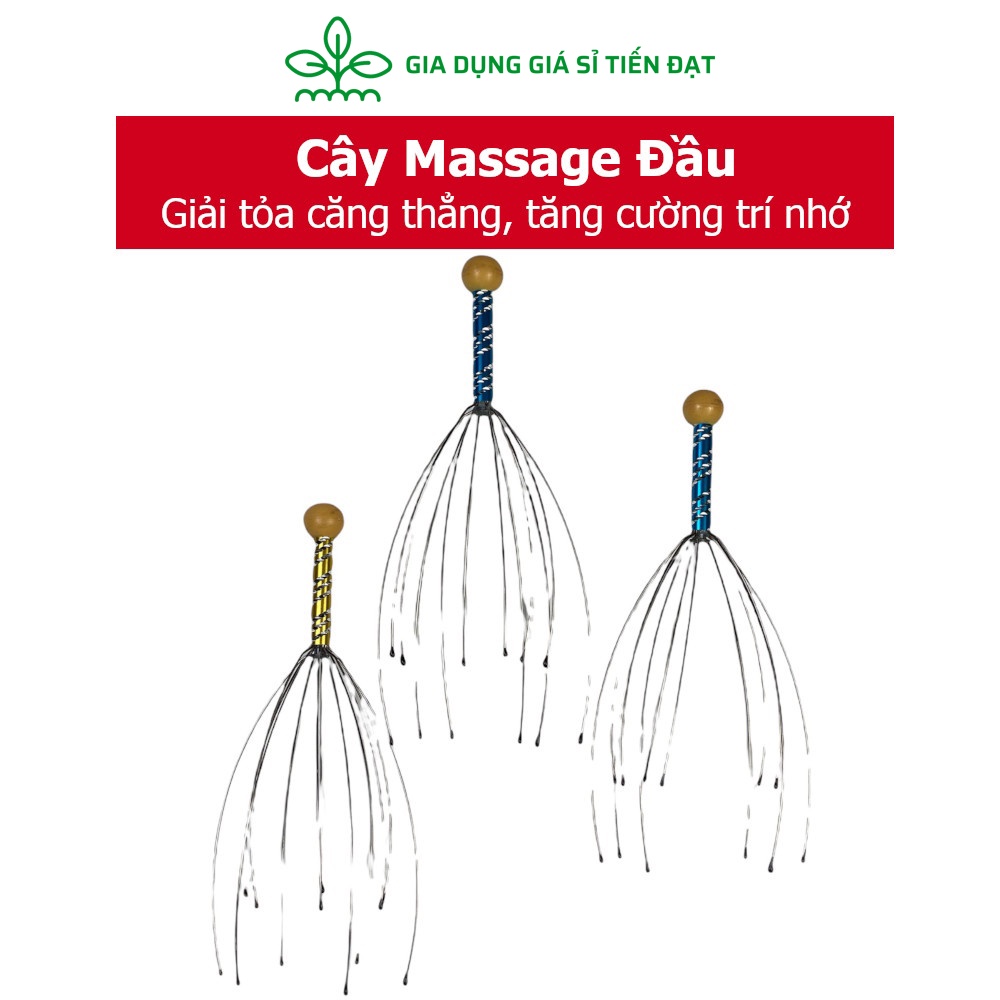 Cây massage đầu bạch tuộc giảm căng thẳng, lưu thông khí huyết giúp ngủ ngon hơn