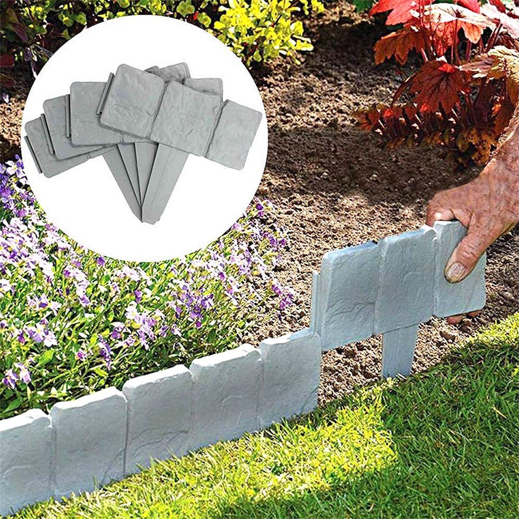 Malcom Cây Viền Hàng Rào Nhựa Màu Xám|Giường Hoa