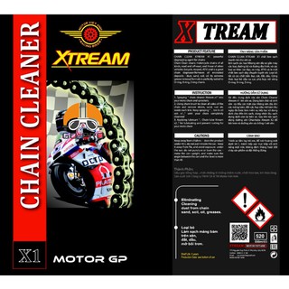 01 Chai Dung Dịch Dưỡng/ Rữa Sên Xe XTREAM