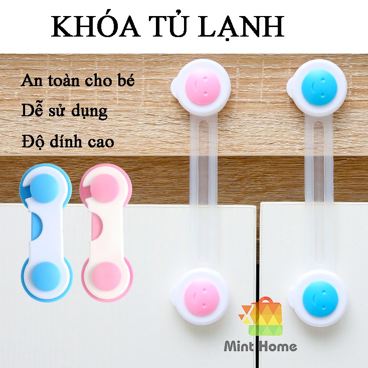 Khóa cửa tủ lạnh mini giá rẻ, khóa gài tủ vải đựng quần áo, tủ nhựa, tủ giày gỗ thông minh, ngăn kéo, lò vi sóng