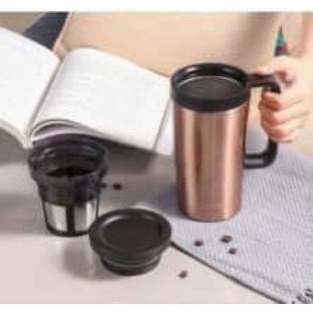 [LOCK&LOCK CHÍNH HÃNG] LY GIỮ NHIỆT PHA CAFE COFEE FILTER MUG 580ML -LHC4197