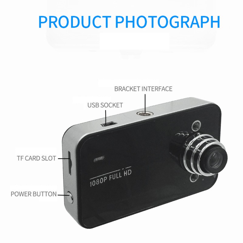Camera Hành Trình Ô Tô 2.2 Inch Full Hd 1080p Hỗ Trợ Quay Ban Đêm | BigBuy360 - bigbuy360.vn
