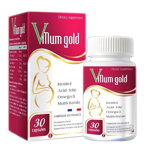 Vitamin bầu Vmum gold – Bổ sung dưỡng chất cho bà bầu giúp thai nhi phát triển khỏe mạnh (30 viên)