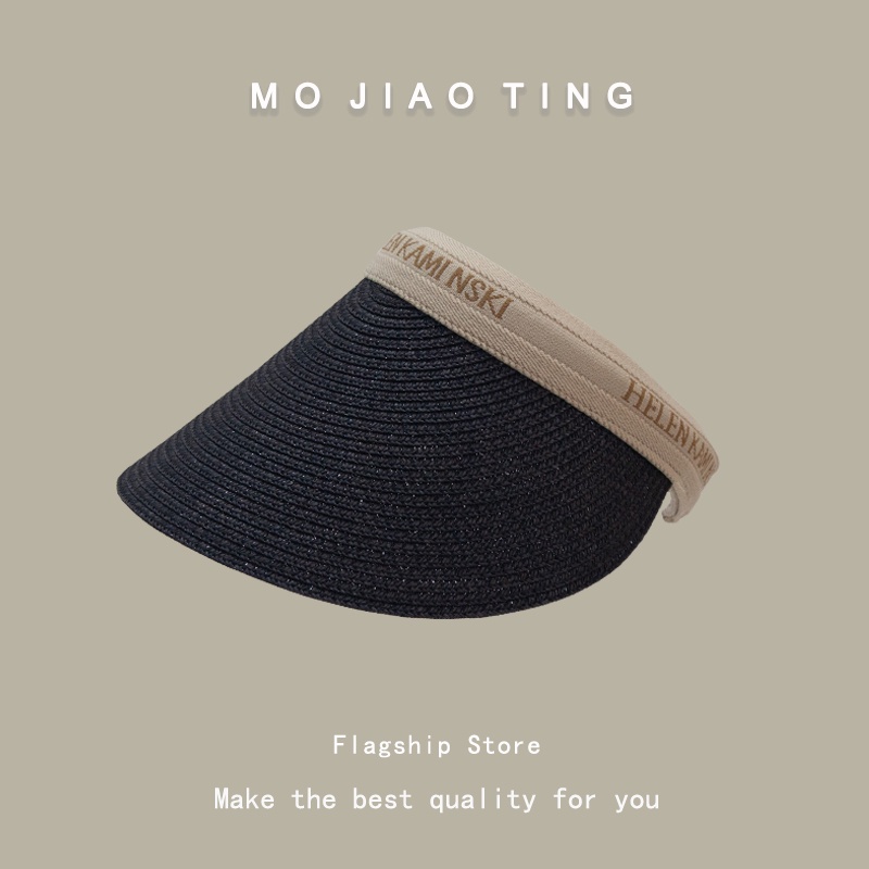 Nón Vành Rộng Hở Chóp Chống Tia Uv Phong Cách Hàn Quốc