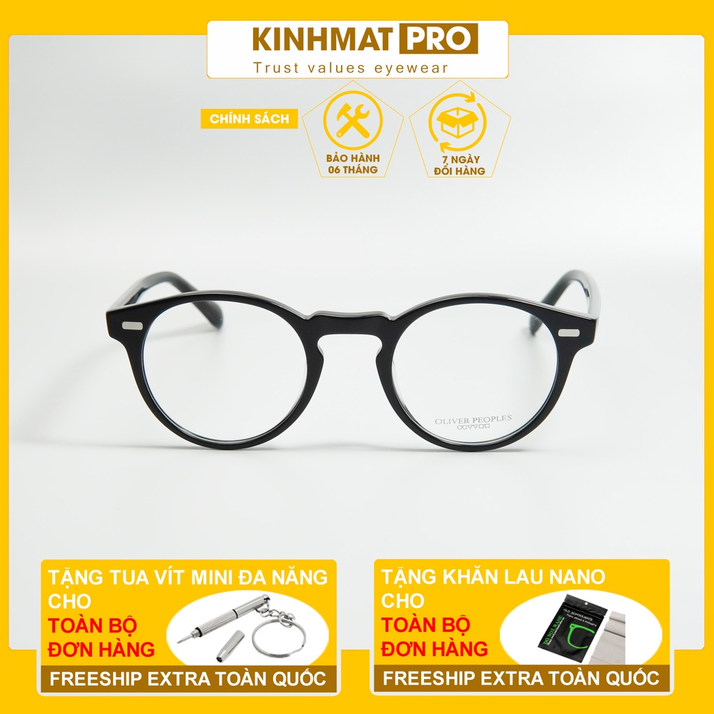 Gọng kính Oliver Peoples OV5186 nhựa Acetate cốt hợp kim cao cấp Kính mắt Pro