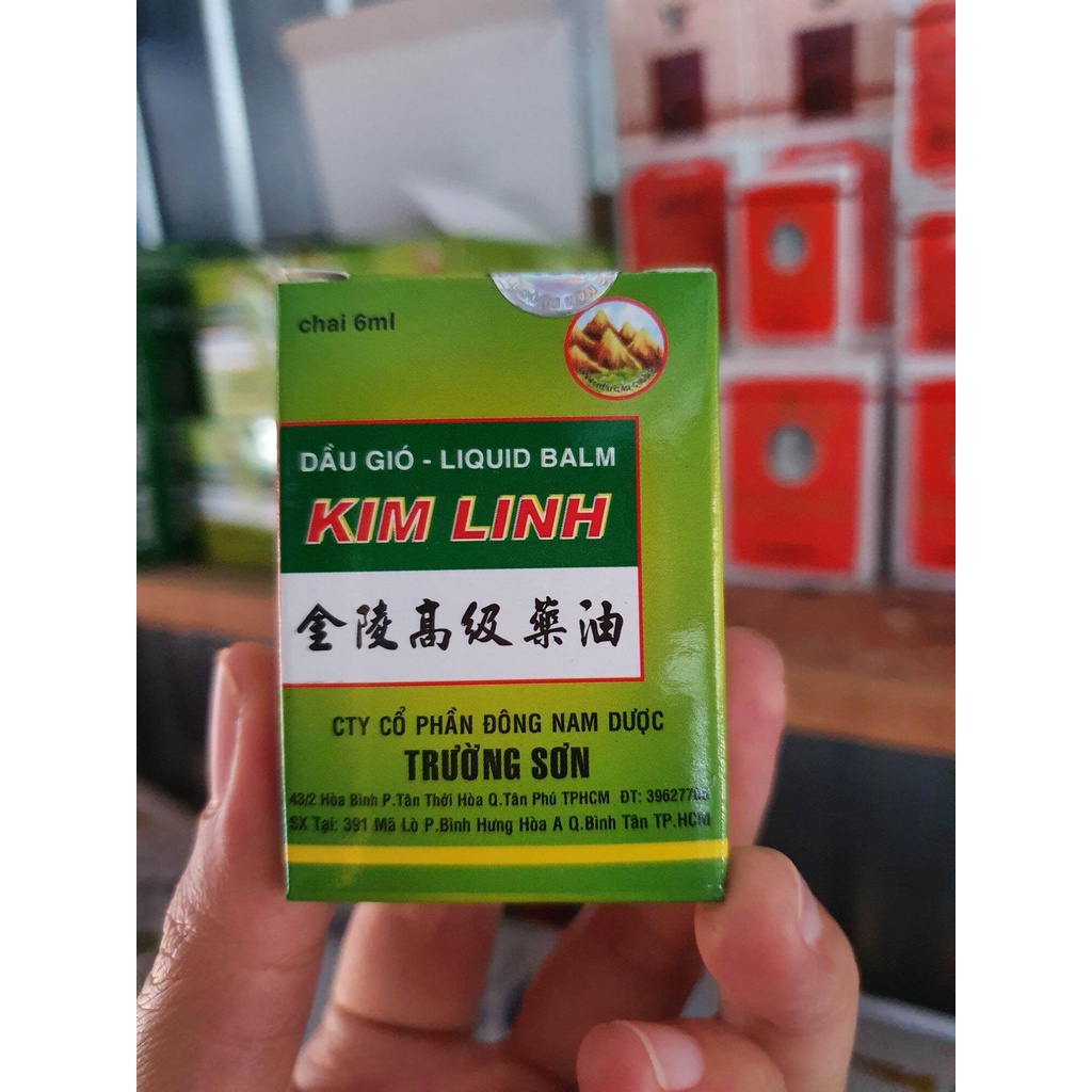 [Mã BENTKAOQ] Dầu Gió Kim_Dầu Xanh Kim Linh Trường Sơn Chai 6ml Giảm Ho Sổ Mũi Ói Mửa Buồn Nôn