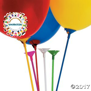 Que cắm bong bóng cầm tay - Que gài bóng bay bằng nhựa