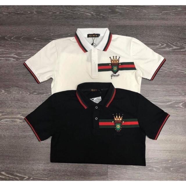 Áo thun cổ trụ_áo thun có cổ thêu logo nổi bật, chất liệu thun cotton 100% vải cực mát | BigBuy360 - bigbuy360.vn