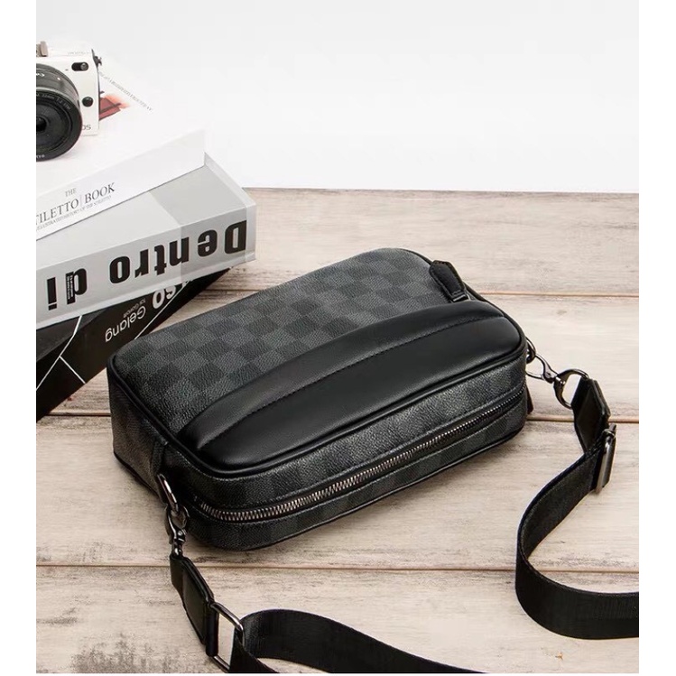 Túi đeo chéo nam nữ unisex Slim Bag nhỏ gọn cao cấp vải Oxford chống nước thương hiệu