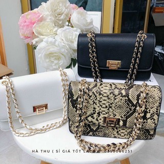 Túi xách khoá gập da mềm chuẩn fom sz 24