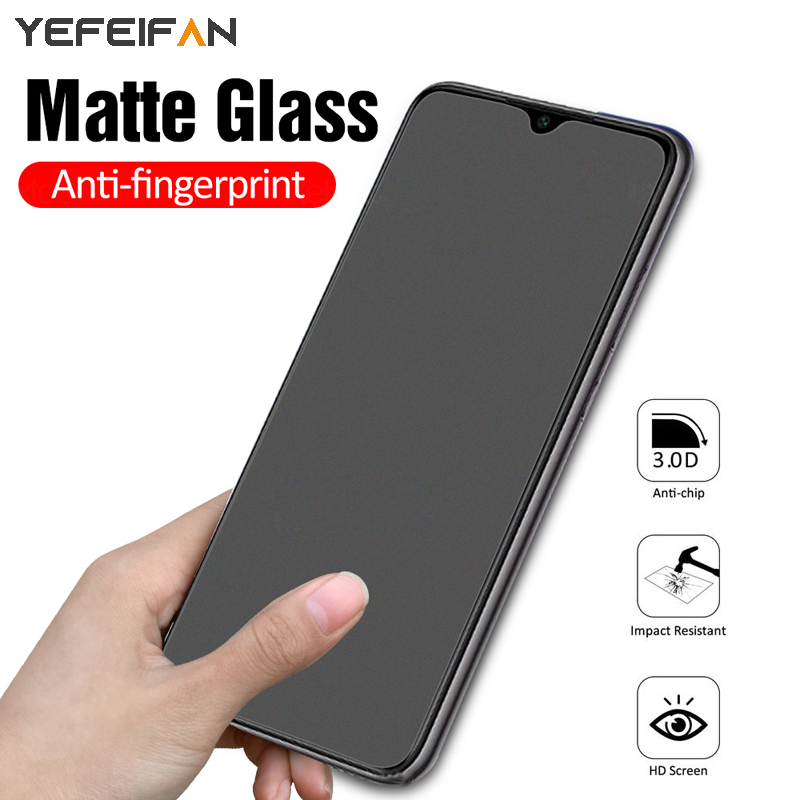 Kính mờ cho Vivo Y31 2021 Kính cường lực Vivo V20 SE V20 V17 Pro V19 Neo Kính bảo vệ màn hình chống vân tay