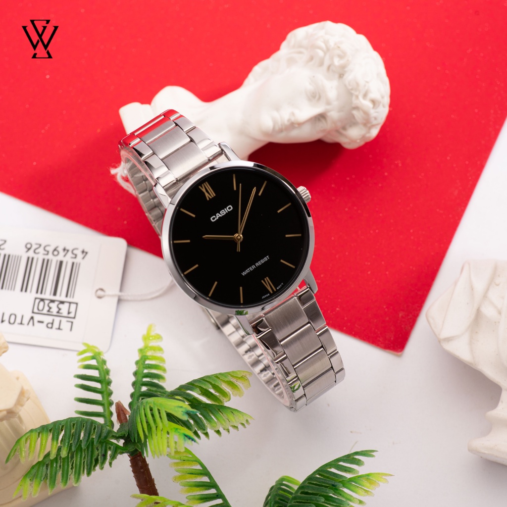 Đồng Hồ Quartz Nữ Casio WATCHSTORE LTP-VT01D-1BUDF Thiết Kế Kính Khoáng 34mm, Dây Kim Loại Và Vỏ Thép Không Gỉ