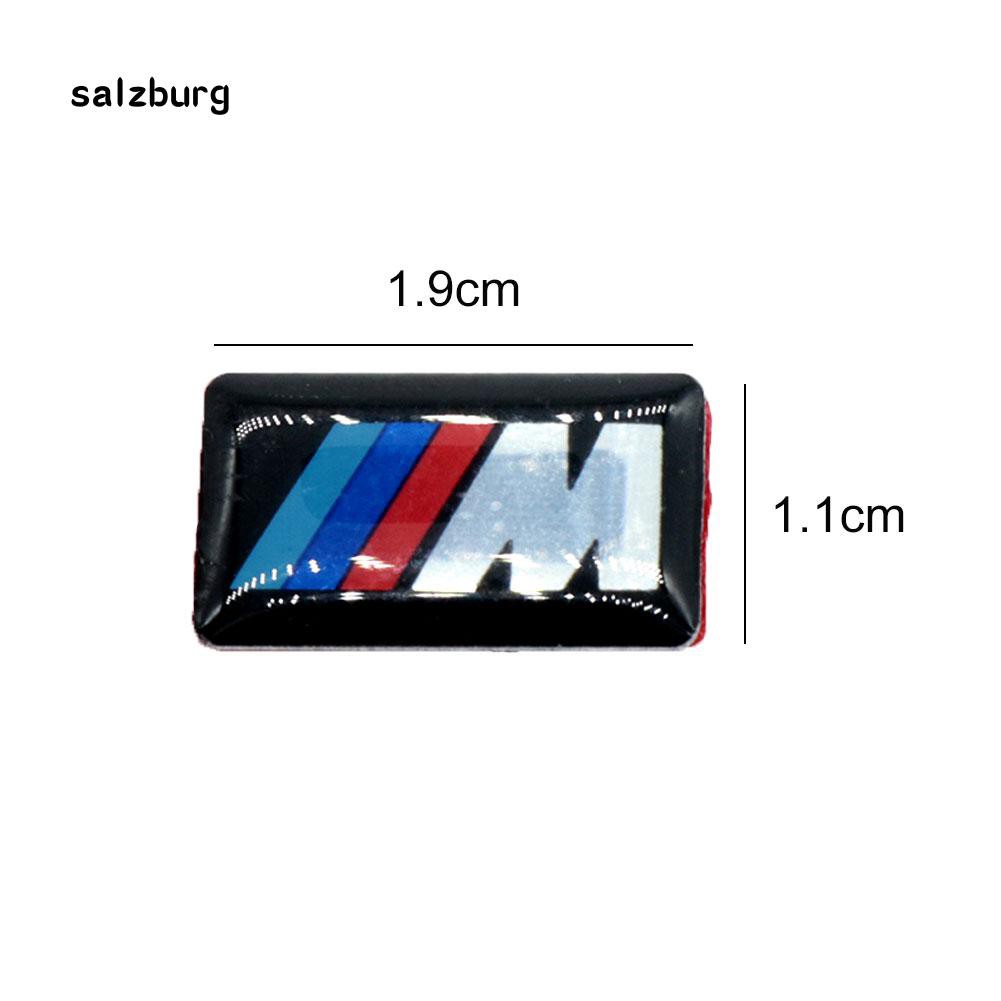 Bộ 10 sticker họa tiết Mpower M-tech dành cho xe BMW