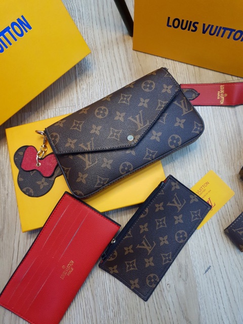 Set đeo chéo mini l.v mickey fullbox