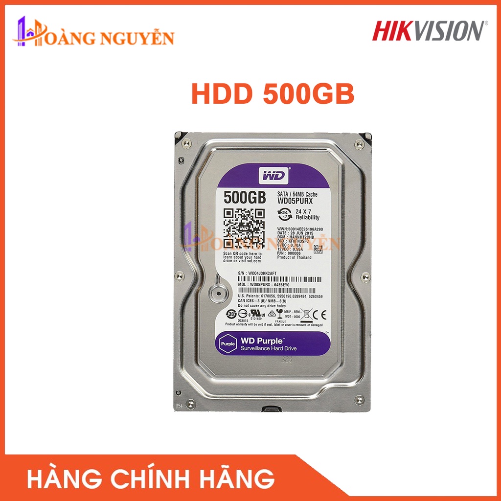 [NHÀ PHÂN PHỐI] Trọn Bộ Camera Giám Sát Hikvision 2.0MP Full HD 1080 - Bộ 4 Camera Chính Hãng
