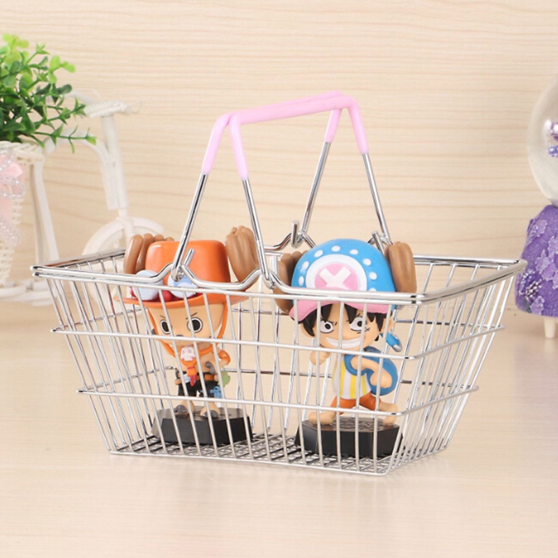 Mô hình giỏ siêu thị mini làm đồ chơi cho bé