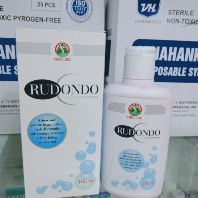 Dầu gội đầu sạch gầu và nấm rudondo 100ml
