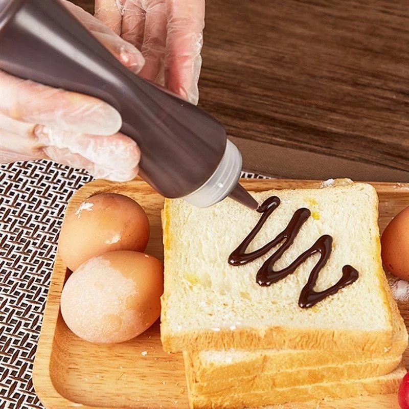 Chai đựng nước sốt có nắp đậy đa năng tiện dụng cho nhà bếp