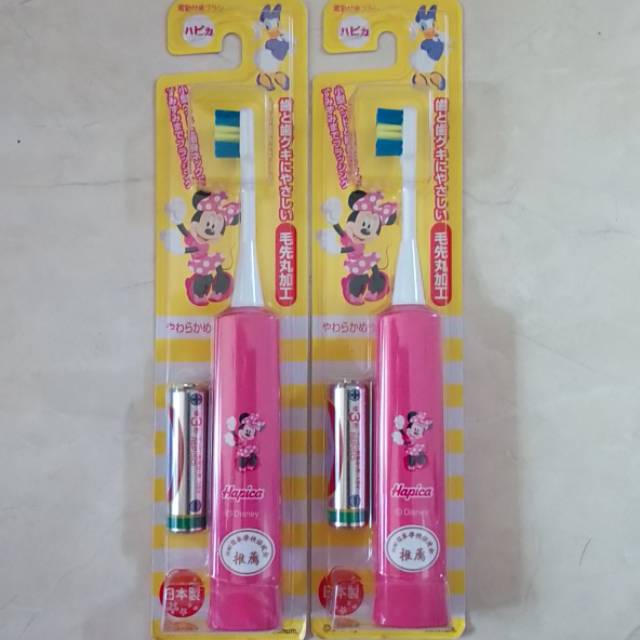 Bàn Chải Đánh Răng Điện Tử Hình Chuột Minnie Disney Nhật Bản Đáng Yêu Cho Bé