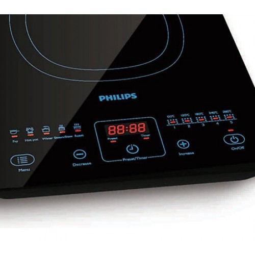 Bếp điện từ Philips HD4911 (Đen) Hàng nhập khẩu