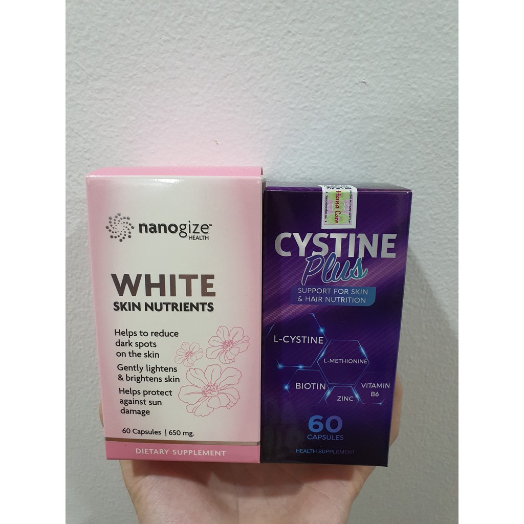 (Tặng quà đi kèm)Viên uống trắng da nanogize Health White Skin Nutrients | BigBuy360 - bigbuy360.vn