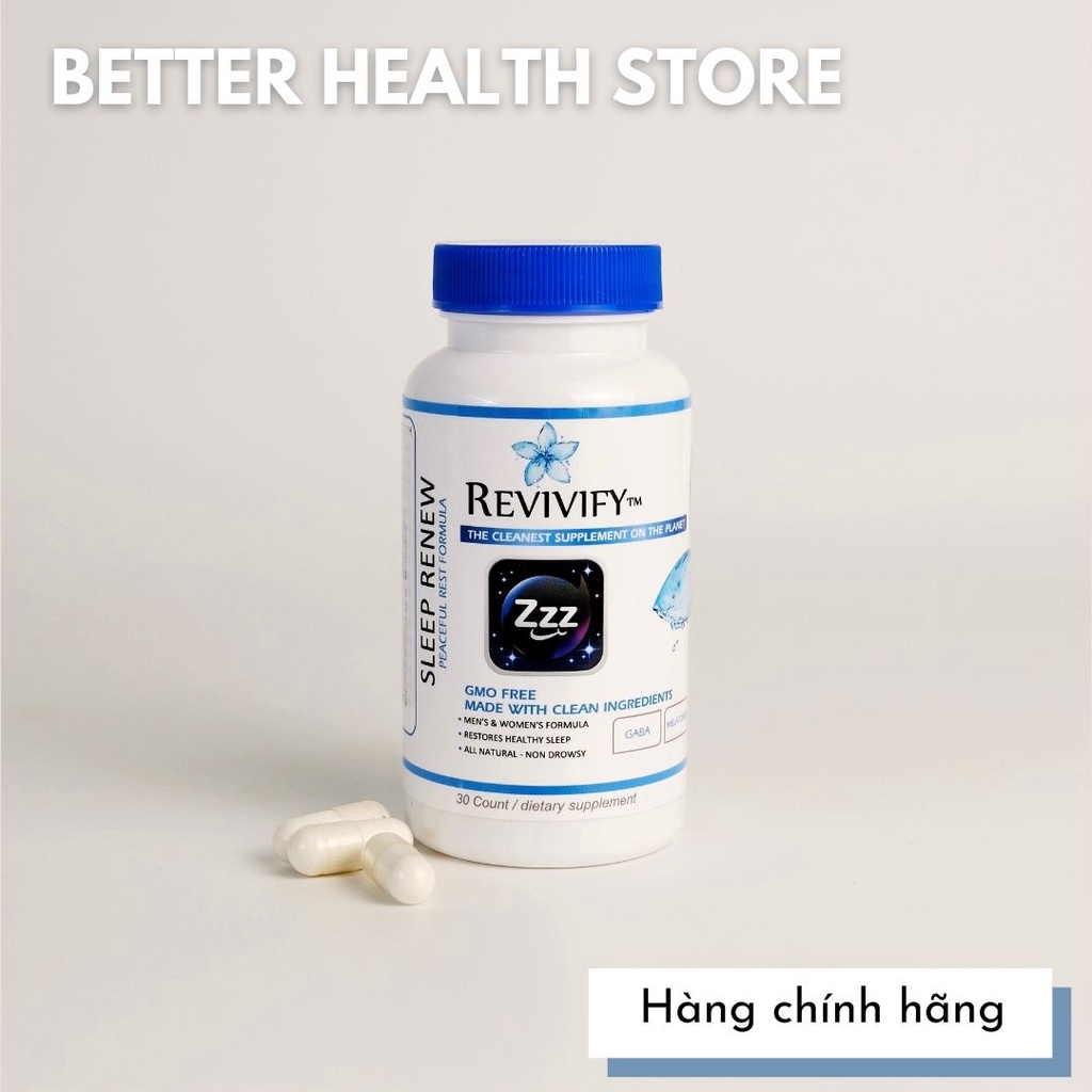 REVIVIFY Viên uống thảo dược hỗ trợ mất ngủ nhập khẩu từ Mỹ - hộp 30 viên