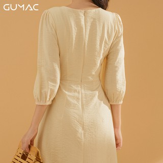 Đầm eo xếp tay phồng DA780 GUMAC