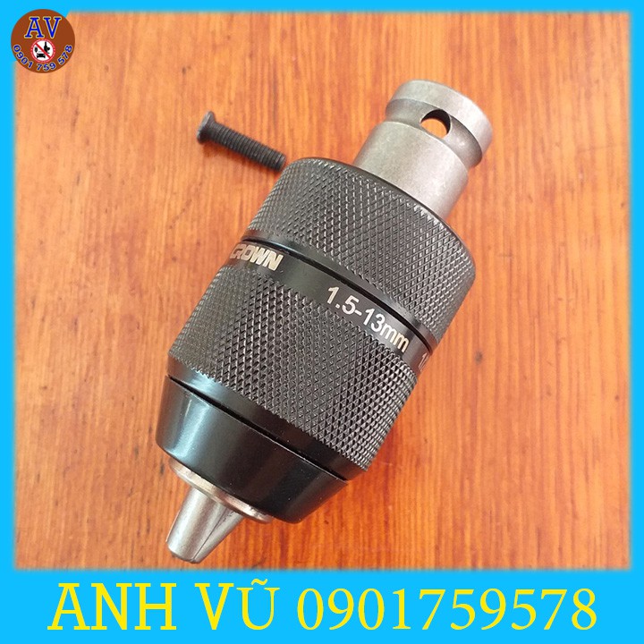 BỘ CHUYỂN MĂNG RANH 1.5_13MM HỢP KIM AUTOLOCK CHO MÁY BULONG