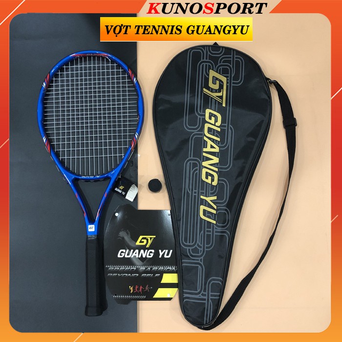 Vợt Tennis KUNO Sport  W205 Sợi Carbon Siêu Nhẹ Tặng Kèm Bóng Đế Tập Luyện  Được  Phân Phối Chính Thức Bởi Kunosport