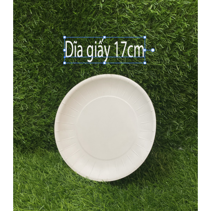 50 cái dĩa giấy size nhỏ, trung, to