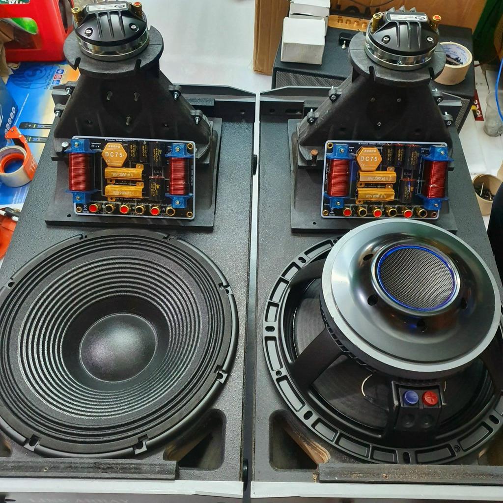 THÀNH PHẨM LOA FULL ĐƠN ARRAY 30 COIL 75 TREBLE NEO VÀ THÀNH PHẨM FULL ĐƠN MẪU 6012 ( CẤU HÌNH NHƯ H