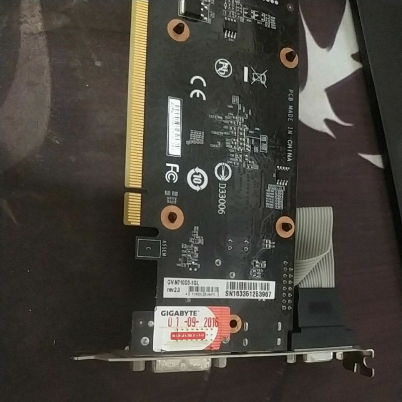Card màn hình gt 710 1gb ddr3 mới 99%