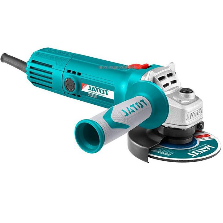 Máy mài góc 100mm 800W TOTAL TG1081006 Công Tắc Đuôi - Trục chính M10 Cắt Sắt Cầm Tay