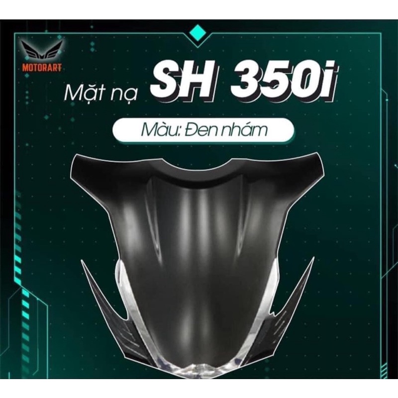 Bộ 3 Món SH 350i Cho SH 2020, SH 2021, SH 2022 Chính Hãng MOTORART Gồm Mão 350i, Mặt Nạ 350i, Dè 350i