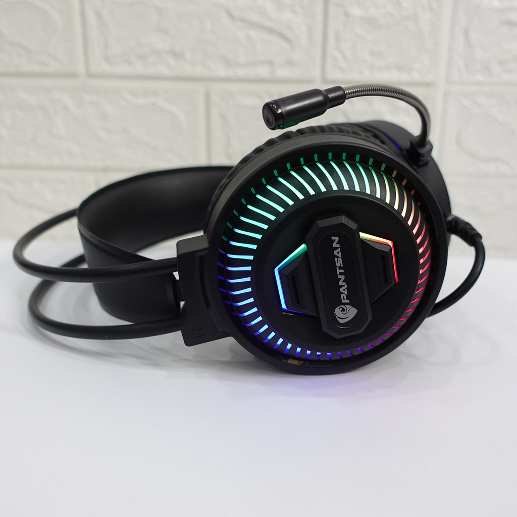 Tai nghe chụp tai có micro chuyên game PANTSAN PSH-400 3.5 Led RGB cực ngầu