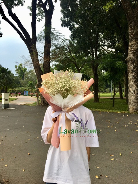 Bó hoa khô baby hồng - Quà tặng các dịp lễ như 20/10, 20/11, lễ giáng sinh, lễ tình nhân, 8/3 hay sinh nhật, tốt nghiệp | BigBuy360 - bigbuy360.vn