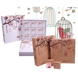 Bộ hộp túi đựng 9 bánh trung thu 50gr