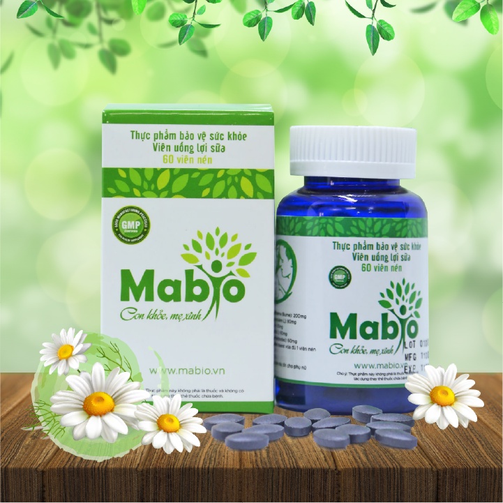 COMBO 2 Hộp viên uống lợi sữa Mabio,Mabio hỗ trợ giúp lợi sữa,tăng lượng sữa,chất lượng sữa,giảm nguy cơ tắc sữa