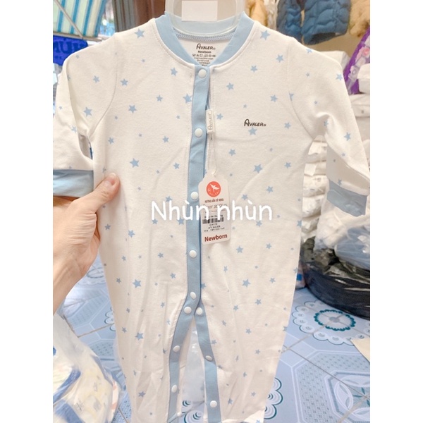 Bộ Body cotton/nỉ dài tay Avaler đủ size NB-12/18m