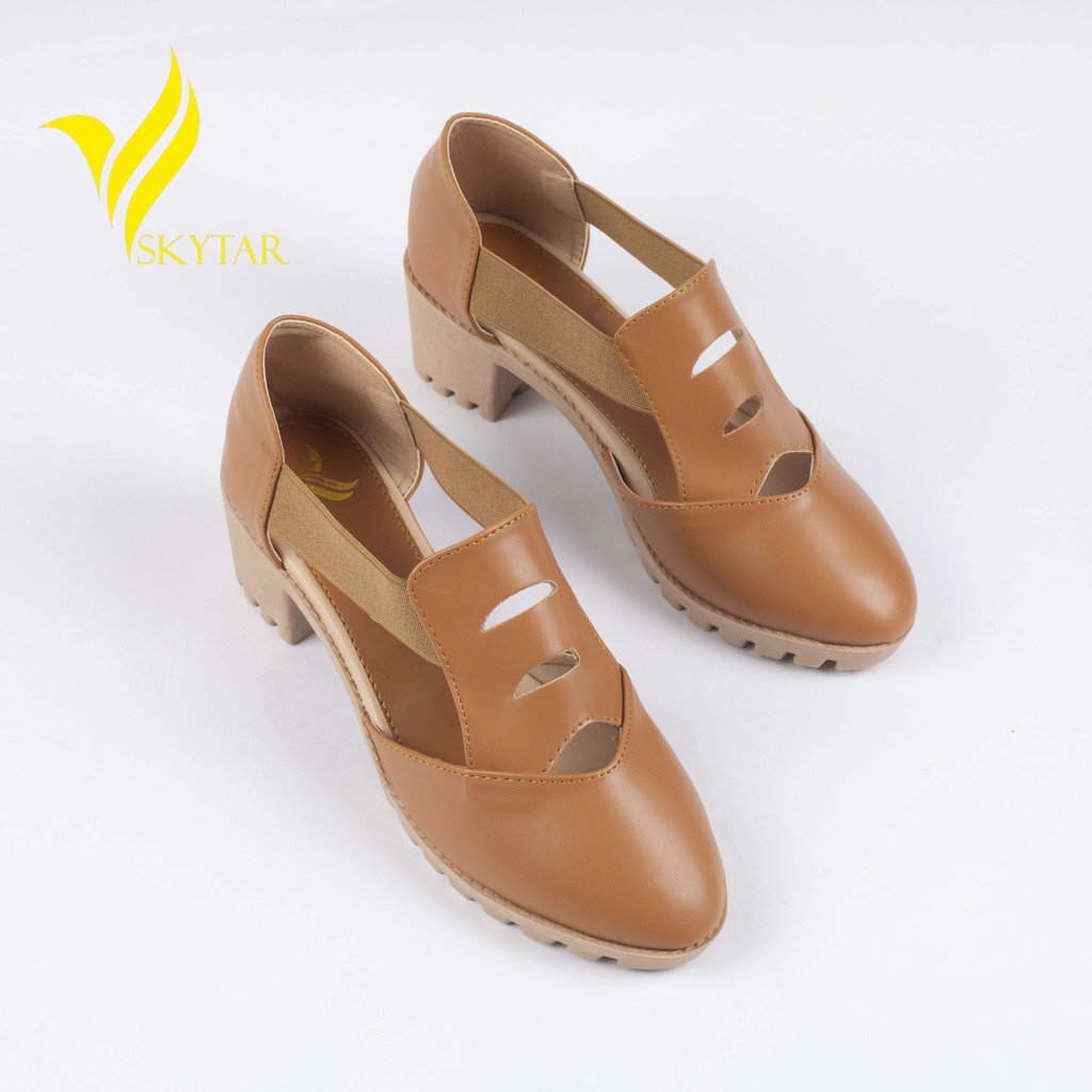 Skytar- giày cao gót giả boot g32