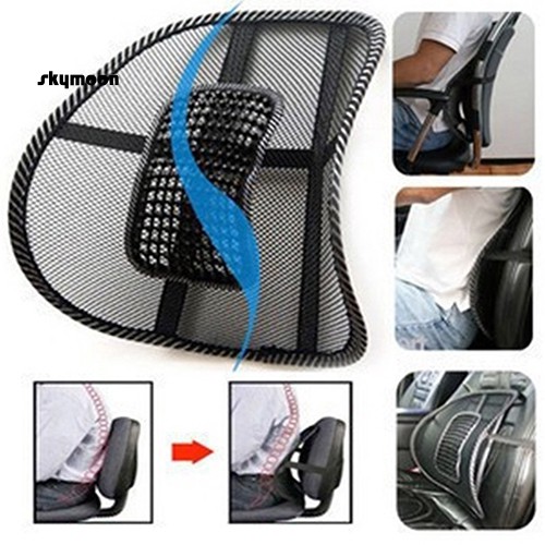 Tấm đệm lưới mát xa để ghế ngồi sau lưng thư giãn