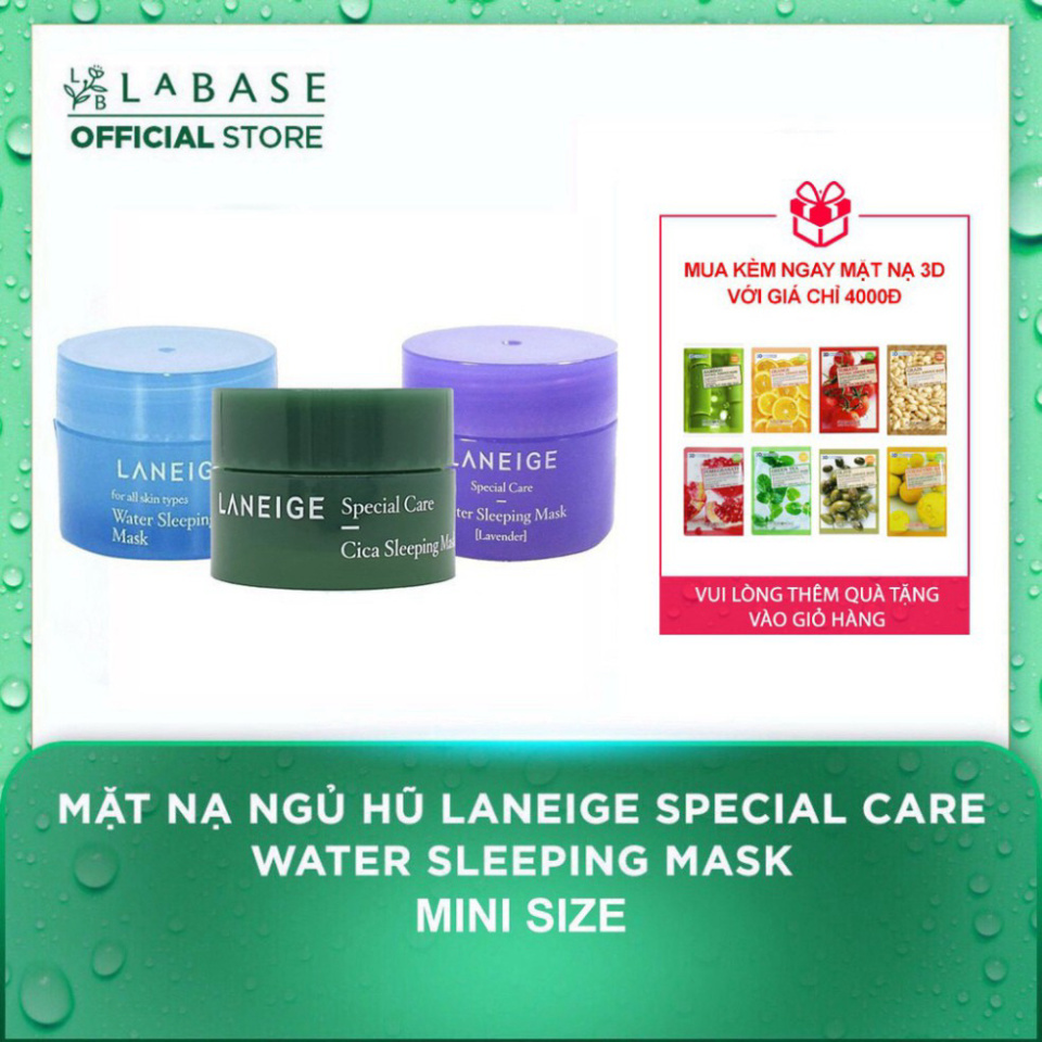 Mặt nạ ngủ Laneige Special Care Water Sleeping Mask size mini L3