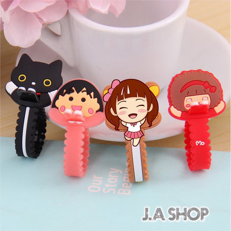 Nút Gắn Bảo Vệ Cáp Sạc Tai Nghe Hình Thú Hoạt Hình Dễ Thương, Ngộ Nghĩnh  NONO SHOP