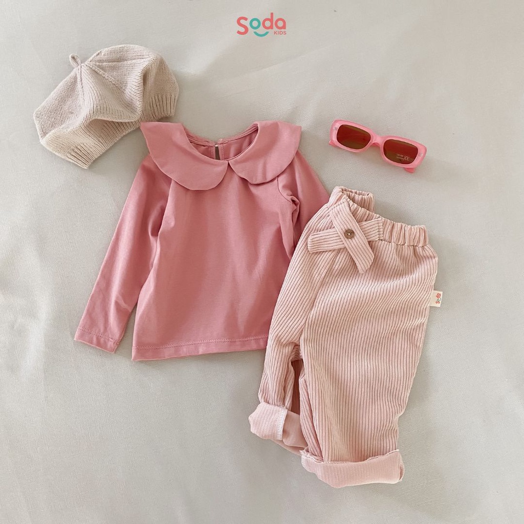 Quần nhung cho bé SODA KIDS cạp chun phong cách Hàn Quốc