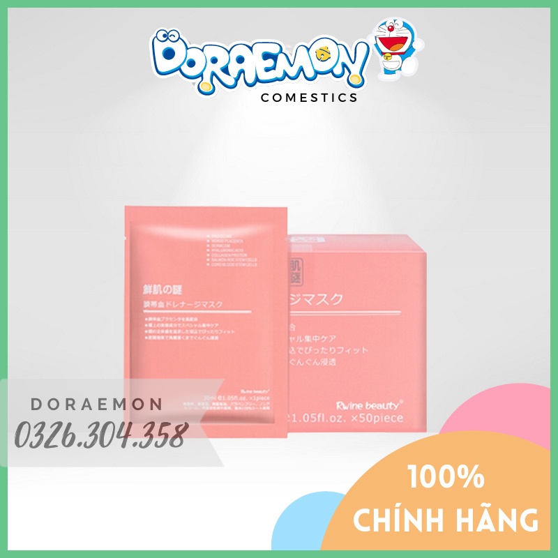 Mặt nạ nhau thai cừu [Hàng Chính Hãng 100%](Lẻ 1 miếng) -Da tươi mới- Đánh bay thâm sạm-Căng mướt mát