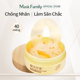  MASK FAMILY bộ sản phẩm chăm sóc mắt Mặt nạ mắt trị thâm quầng mắt Kem dưỡng mắt Dưỡng Ẩm Làm Săn Chắc Da 