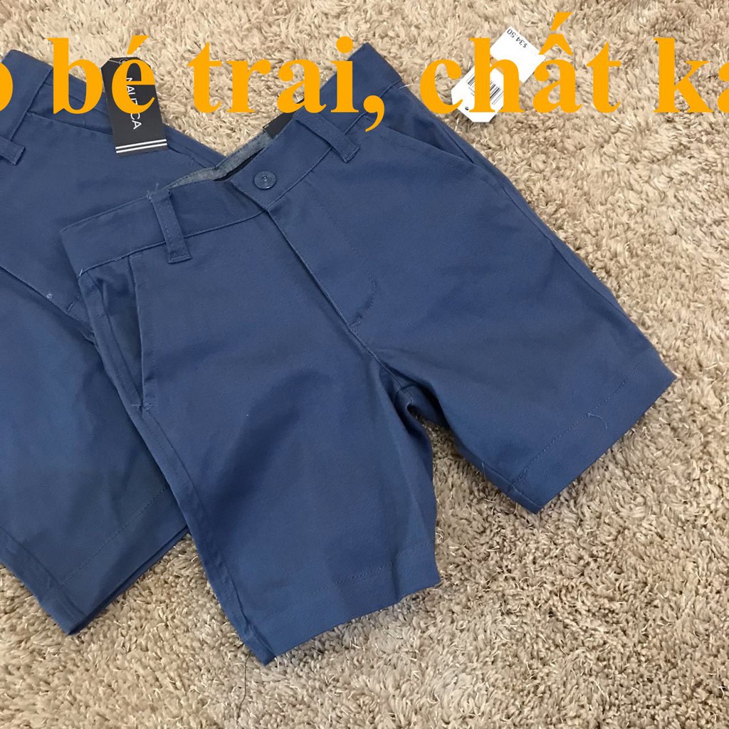 * Mã 8784: Quần kaki Nautica dư xịn cho bé trai, chất kaki mềm, màu tím than rất dễ mặc  - Các màu như hình - Size