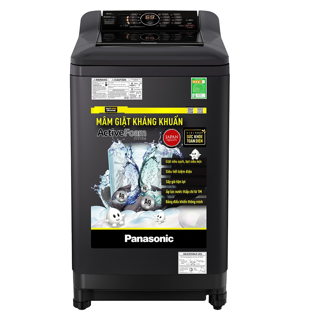 NA-F90A4BRV-MIỄN PHÍ CÔNG LẮP ĐẶT-Máy giặt Panasonic 9 kg NA-F90A4BRV